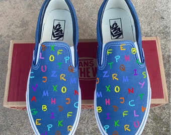 low top custom vans