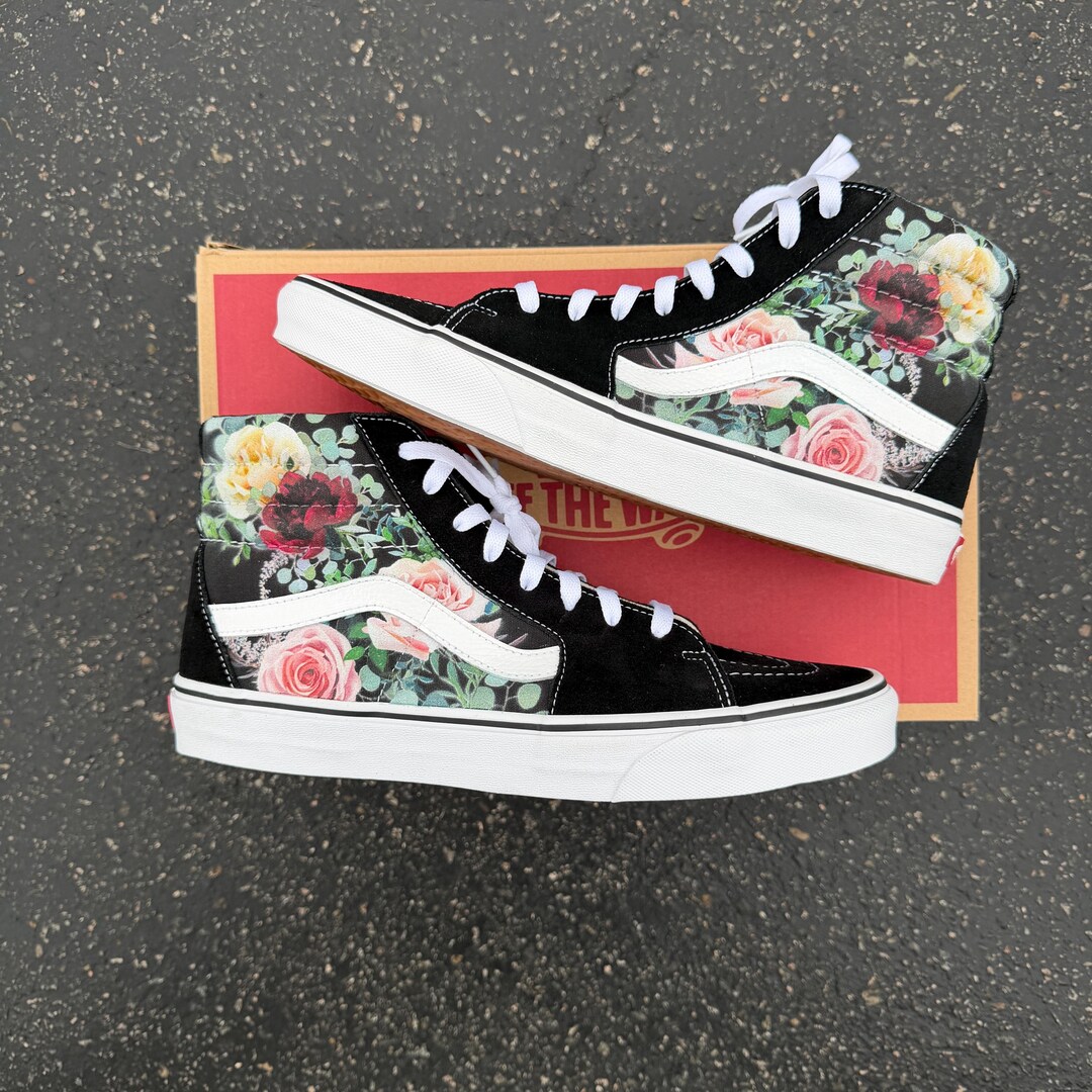 Vans With Roses High Topsnull
