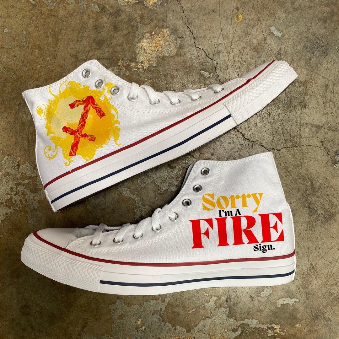 Fire converse shoes best sale