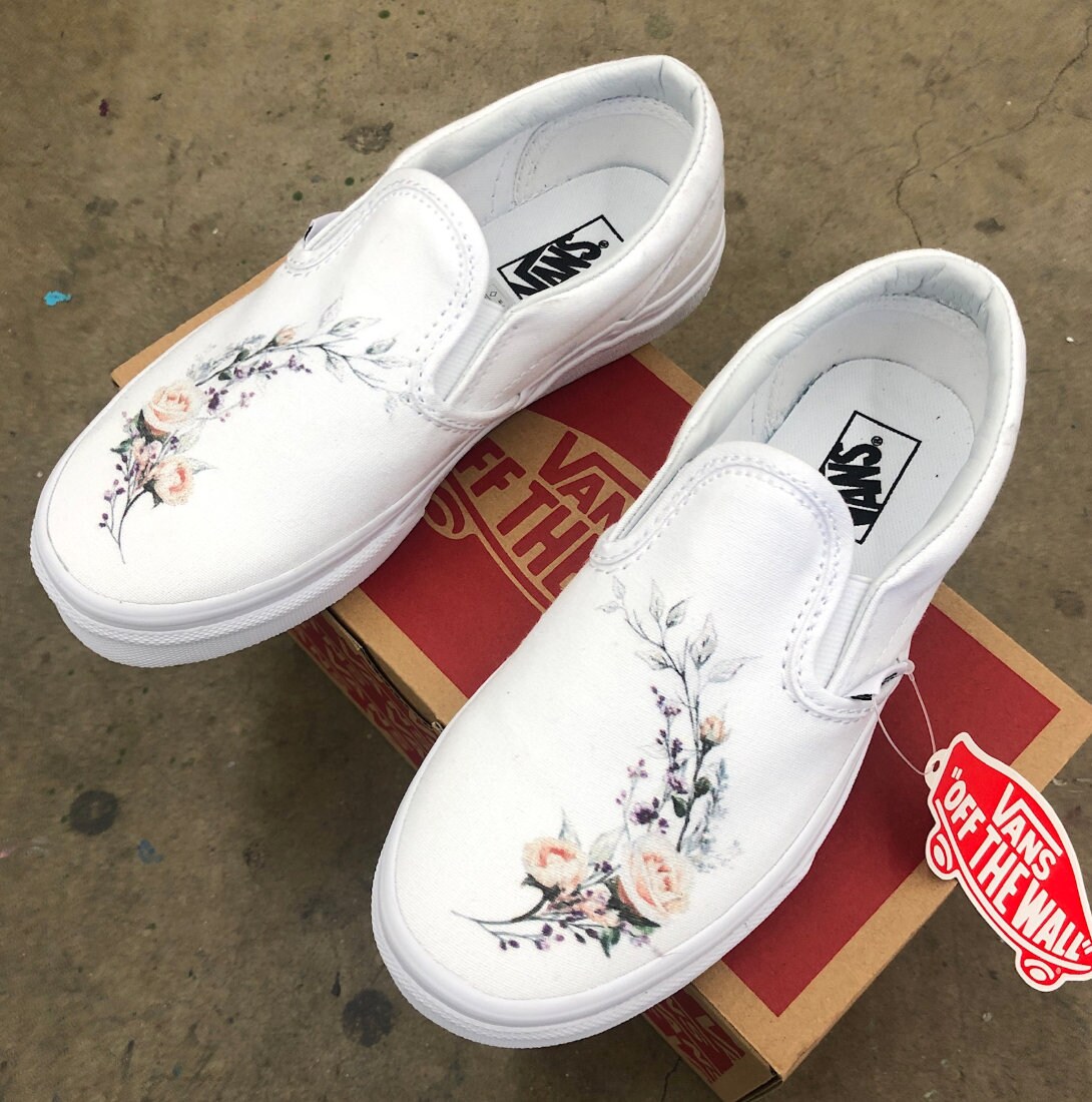 Red flower sale vans