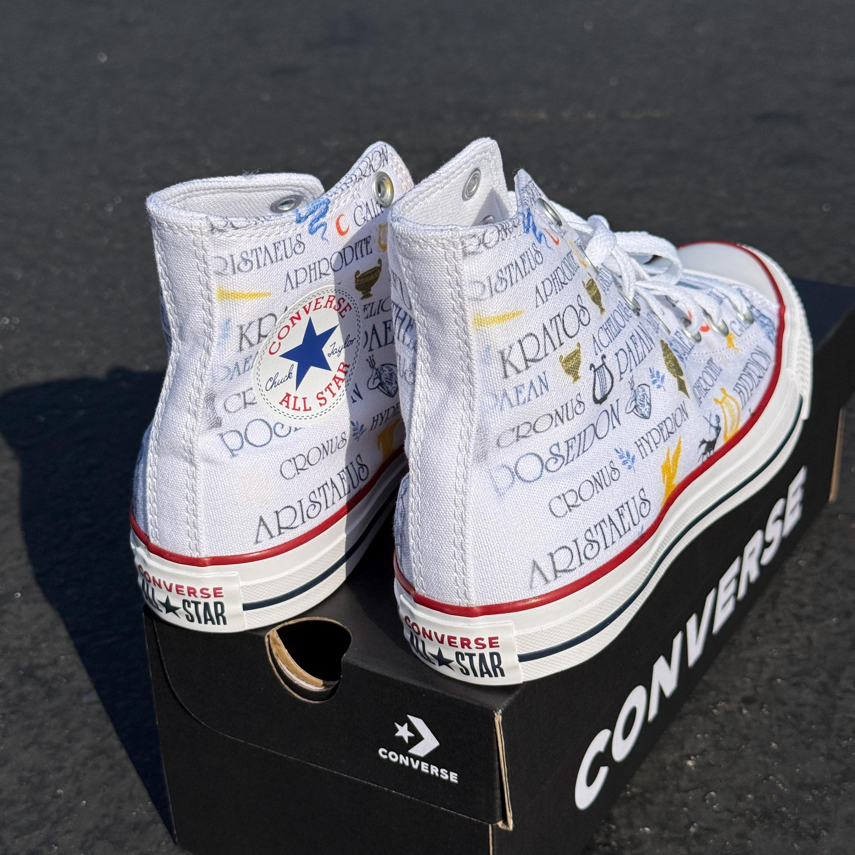 Greek Mythology on High Top Converse Shoes Custom Sneakers - Etsy Israel, image size:3000x3000