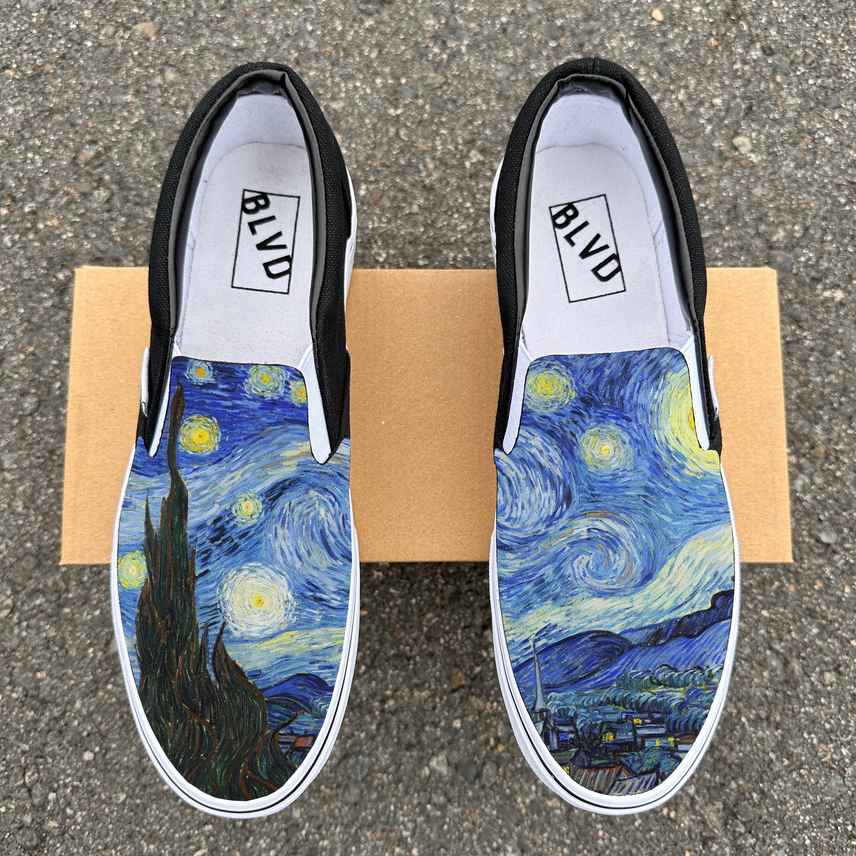 Vans van gogh starry night shoes sale