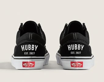 2027 - HABE EST. 2026 Hochzeit Vans Old Skool - Individuelle Vans Sneakers