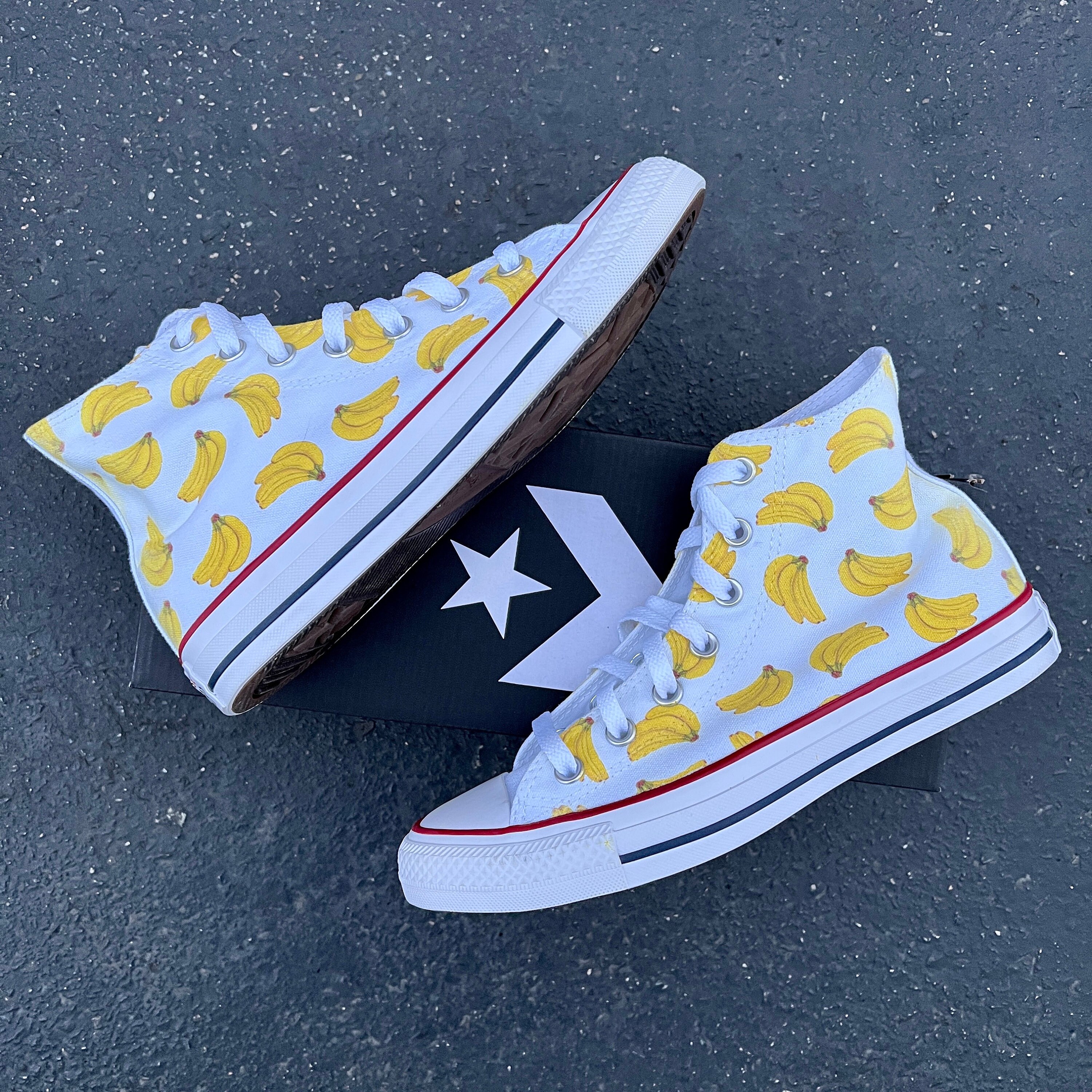 Racimos plátano High Converse - Etsy España