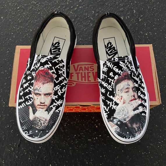 Dispersión Memoria Bergantín Zapatillas personalizadas Lil Peep Zapatillas sin cordones - Etsy México