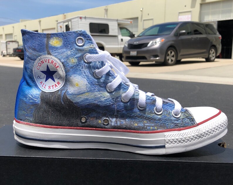 Starry Night Hi-Top Converse image 4