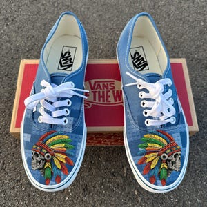 Tribal Vans Shoes - Etsy