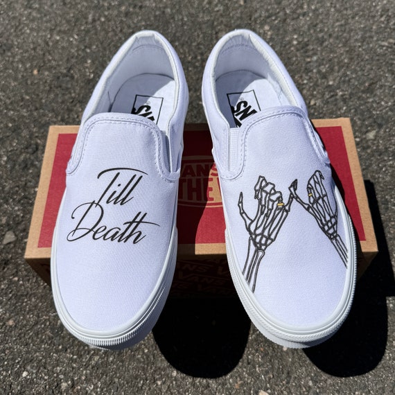 Customized Slip-on Vans, Size 11 Never Worn Custom Slip-on Vans - Etsy main image 3