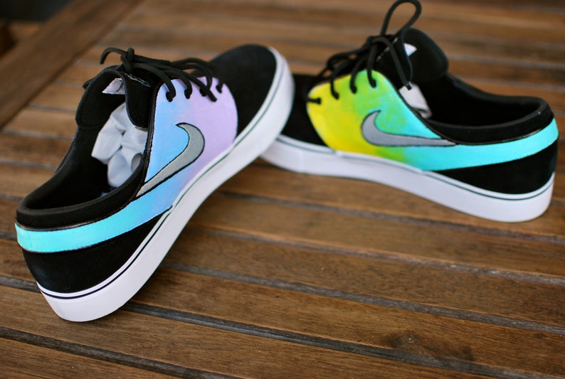 Pastel Color Tie Dye Nike Zoom Stefan Janoski Sneakers | Etsy