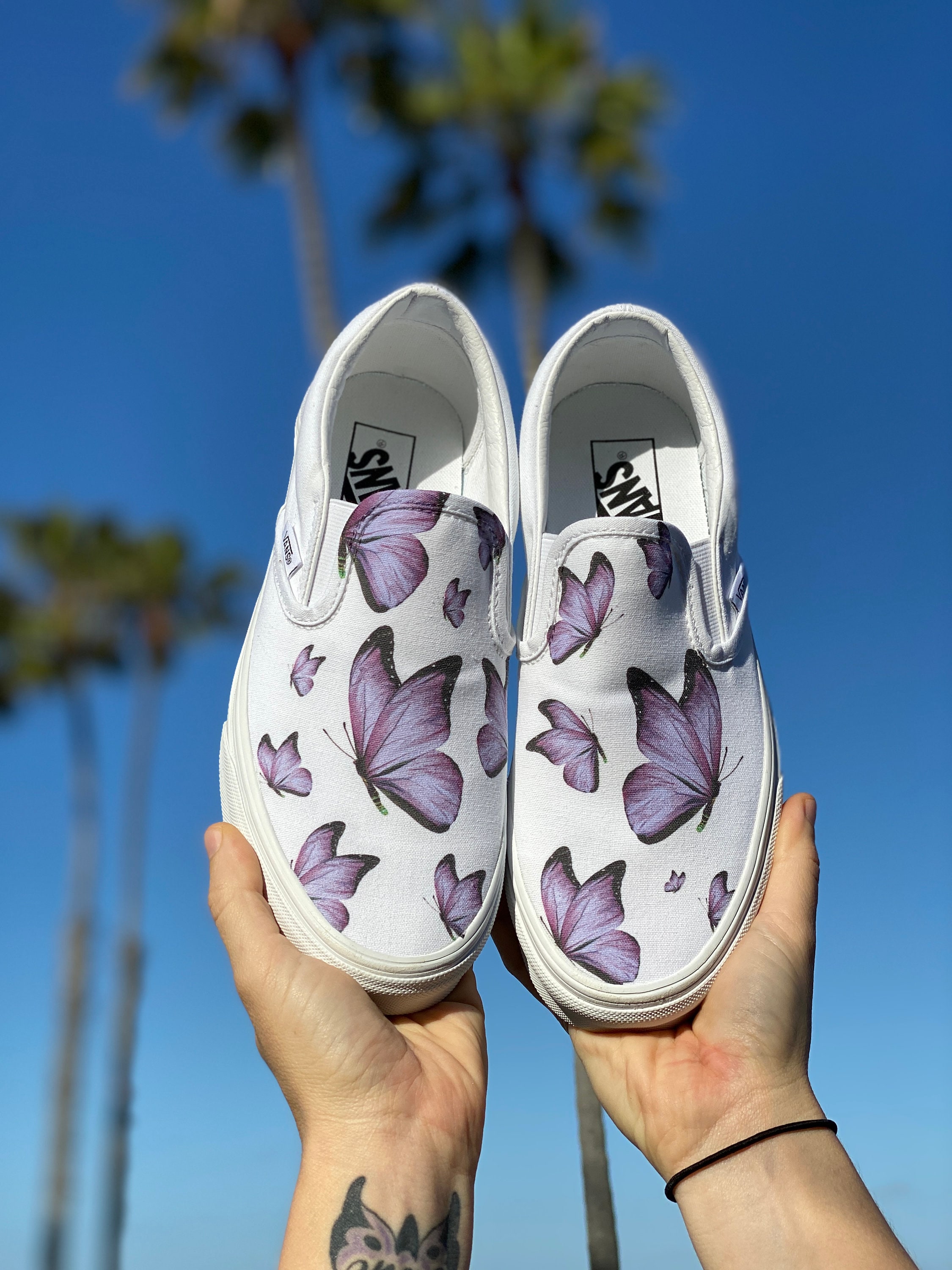 butterfly shoes vans