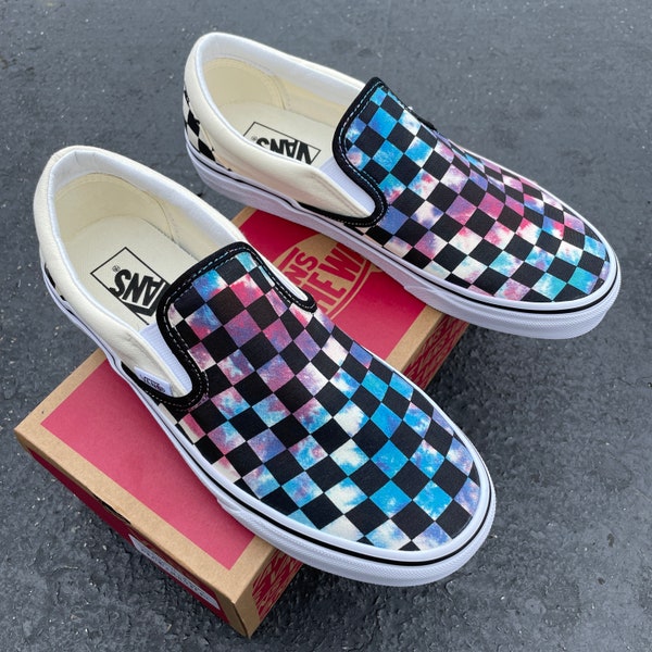 Tie Dye Vans - Etsy