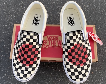 Floral Checkered Vans Instagram VANS Women Slip On Floral Checkerboard