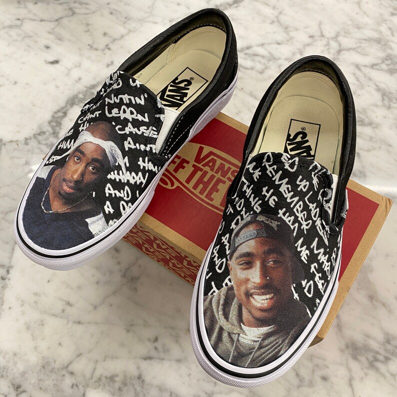 custom tupac vans