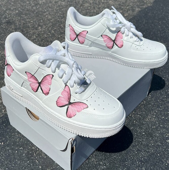 Custom Nike Air Force 1 Monarch ButterFLY - Custom Nike Shoes – BlvdCustom