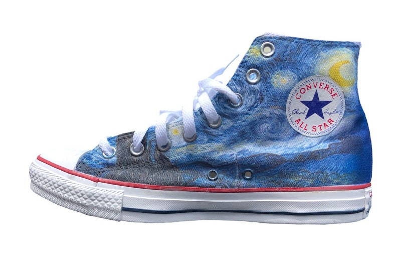 Starry Night Hi-Top Converse image 2