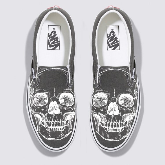 Vans shoes skull design sale