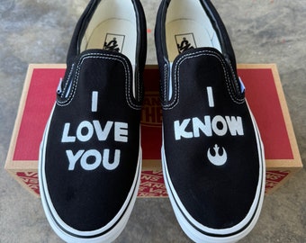 Till Death Wedding Vans Slip On Shoes - Men's and Women's Custom Vans Sneakers