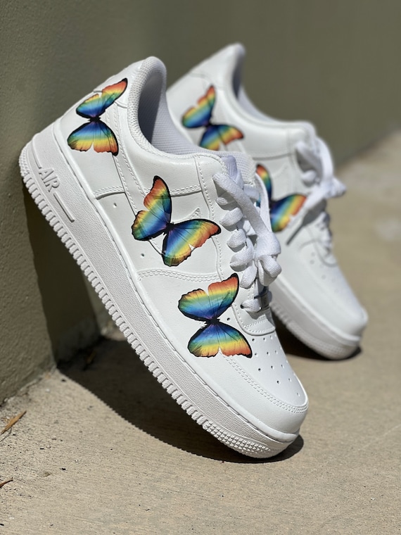 Custom Nike Air Force 1 Monarch ButterFLY - Custom Nike Shoes – BlvdCustom