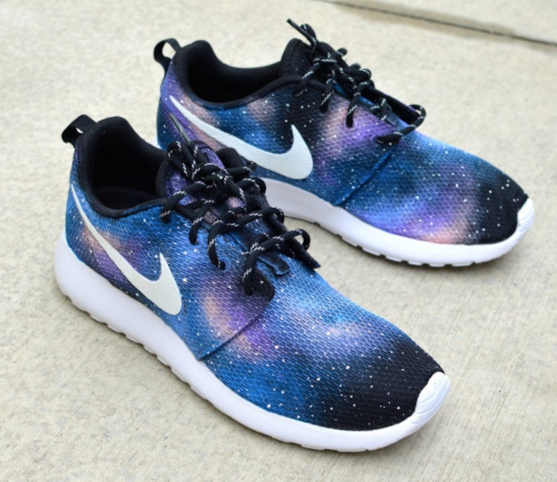 Galaxy Roshe One Custom Hand Painted Nike Sneakers Galaxy Roshe One Custom Hand Painted Nike Sneakers