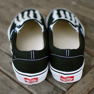 skeleton vans shoes