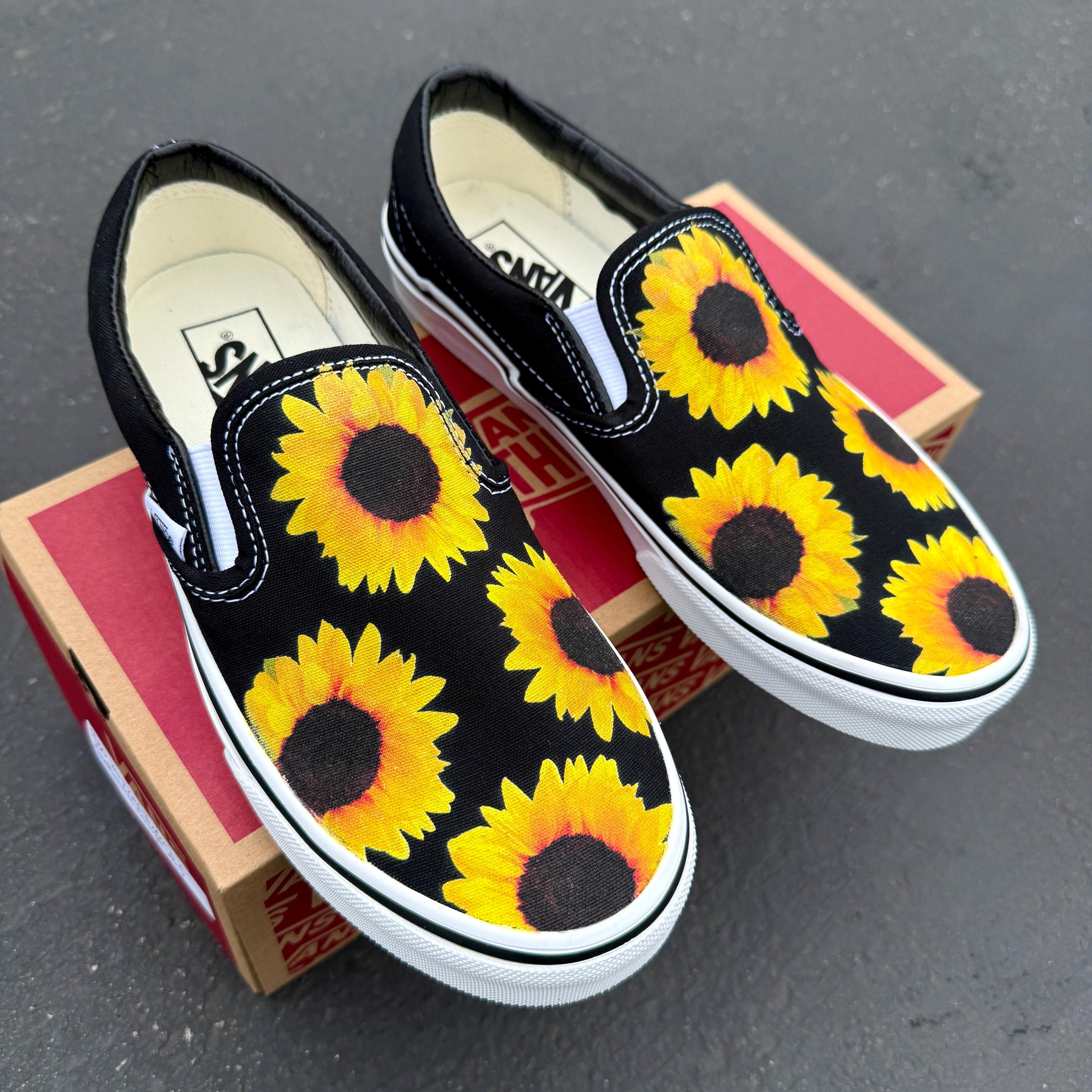 Sunflowers Womens Van Gogh Vans Size Men Women- VANS Vincent Van 