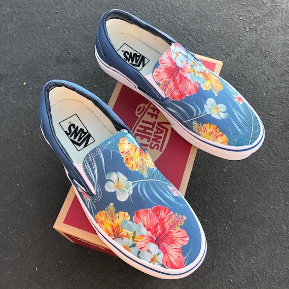 vans floral design