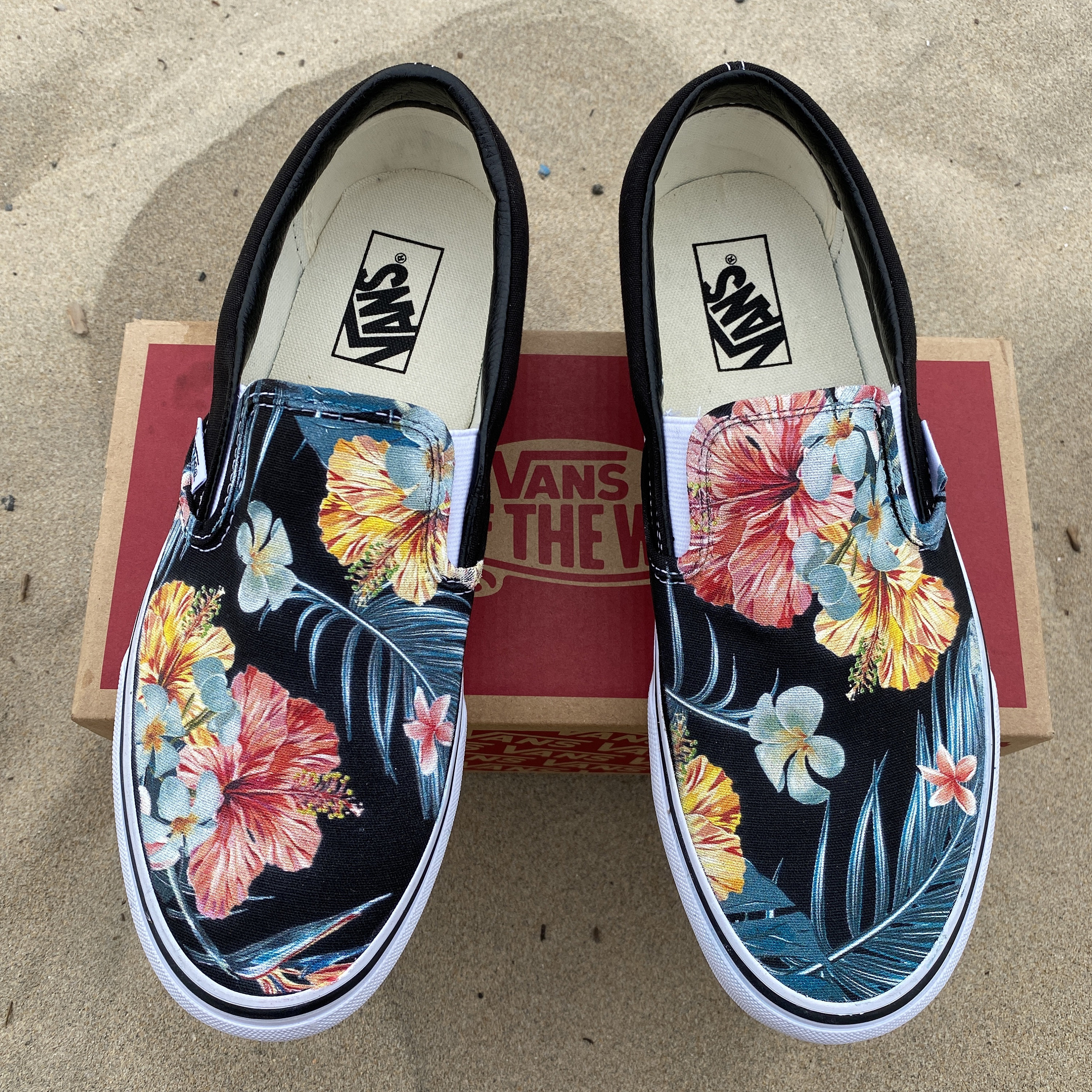 floral pattern vans