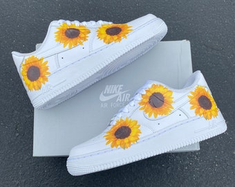 Custom Nike Air Force 1 Sunflower