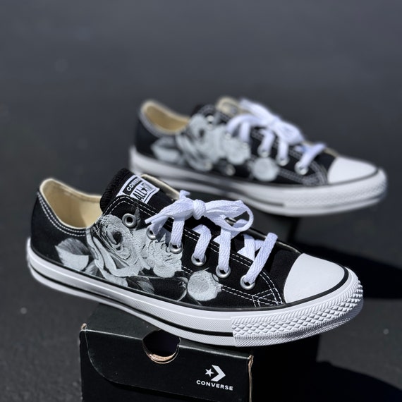 black rose converse