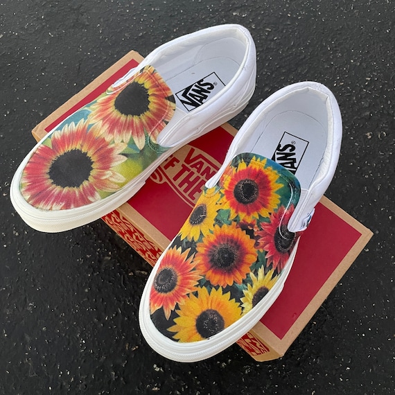 Waar Definitie suiker Zonnebloem vans Slip On Schoenen voor Vrouwen - Etsy België