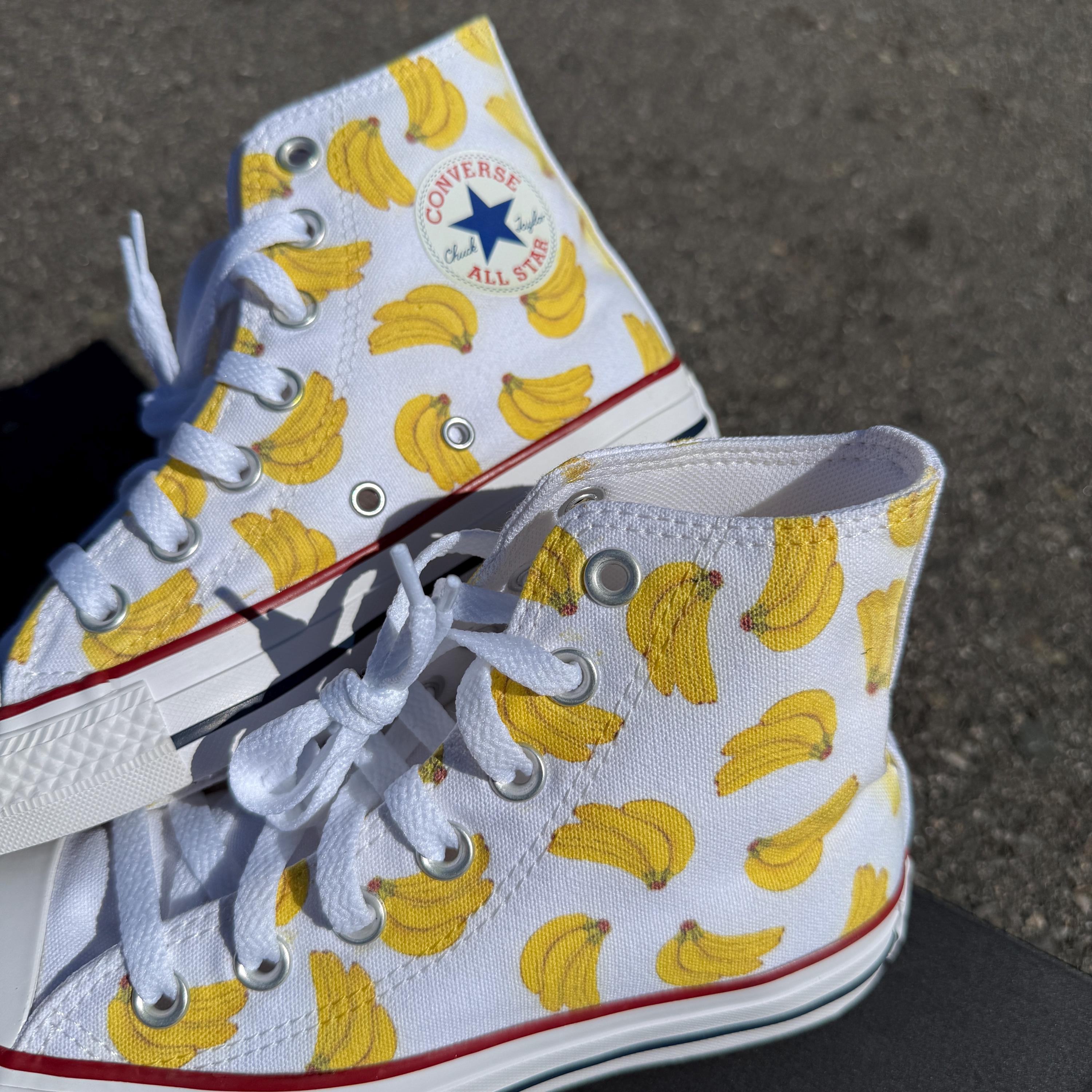Banana Bunches High Top Converse