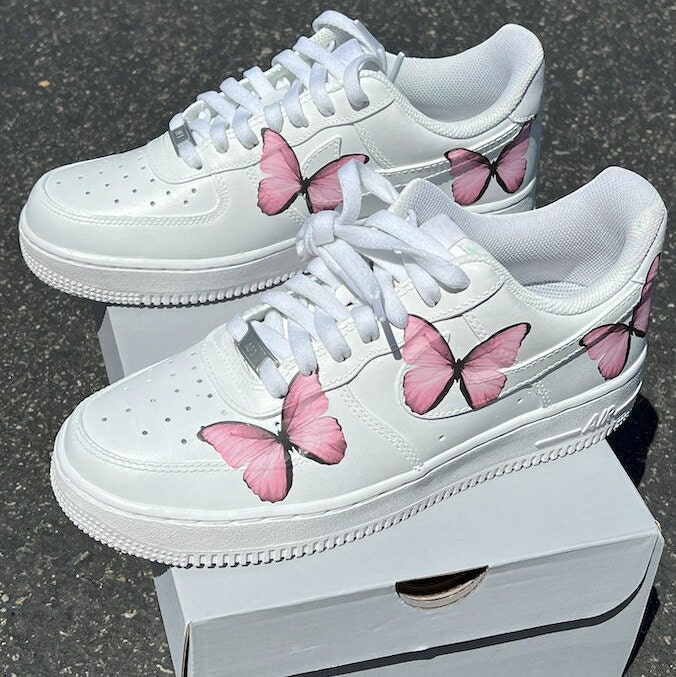 nike air force 1 butterfly pink
