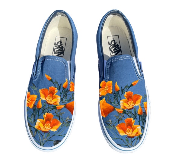 Mens flower vans cheap
