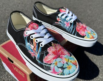 Vans authentic 2024 flower print