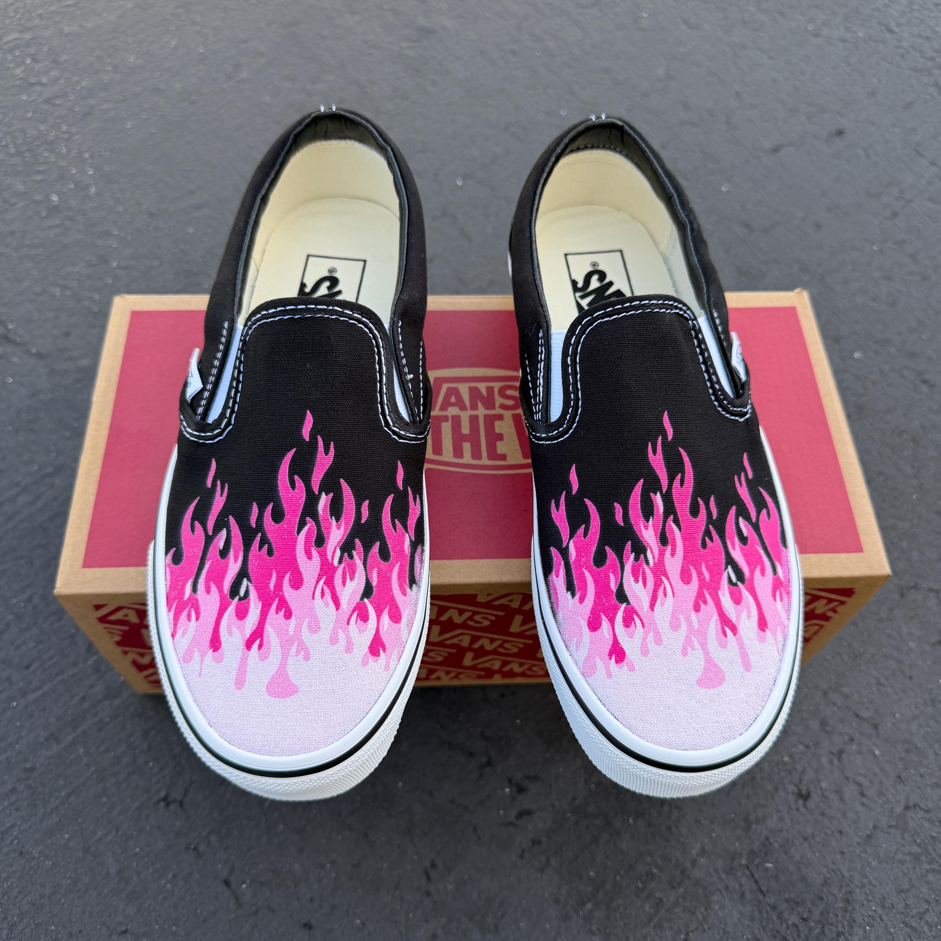 Ultra-rare rose fire ? vans. You won\'t find these anywhere for this price. My favorite rare Vans of all time : r/Vans main image 4
