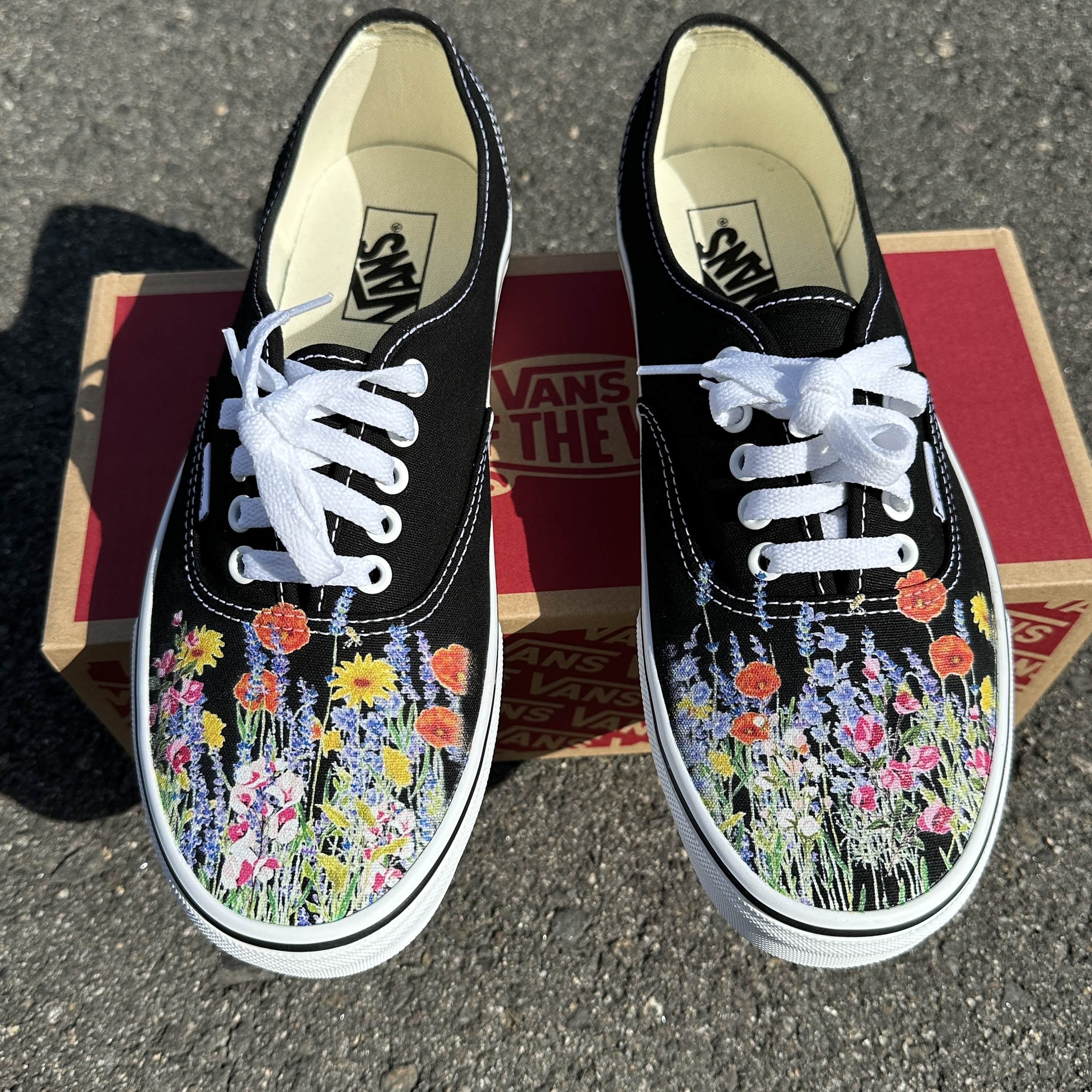 Flower store van shoes