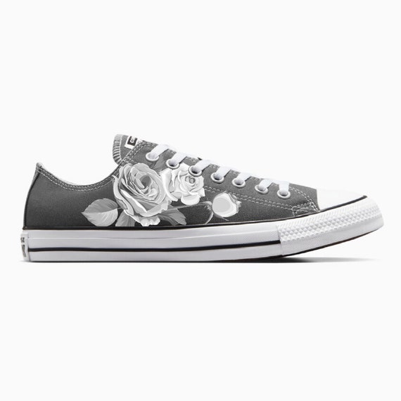 Converse grises y rosas hotsell