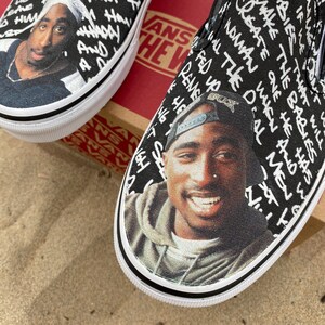 custom tupac vans