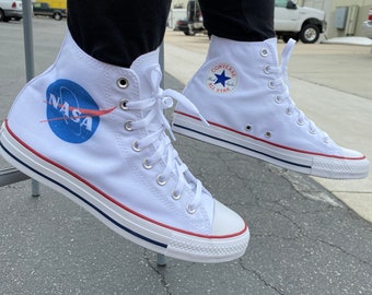 NASA Hi-Top Converse Shoes for Men and Women