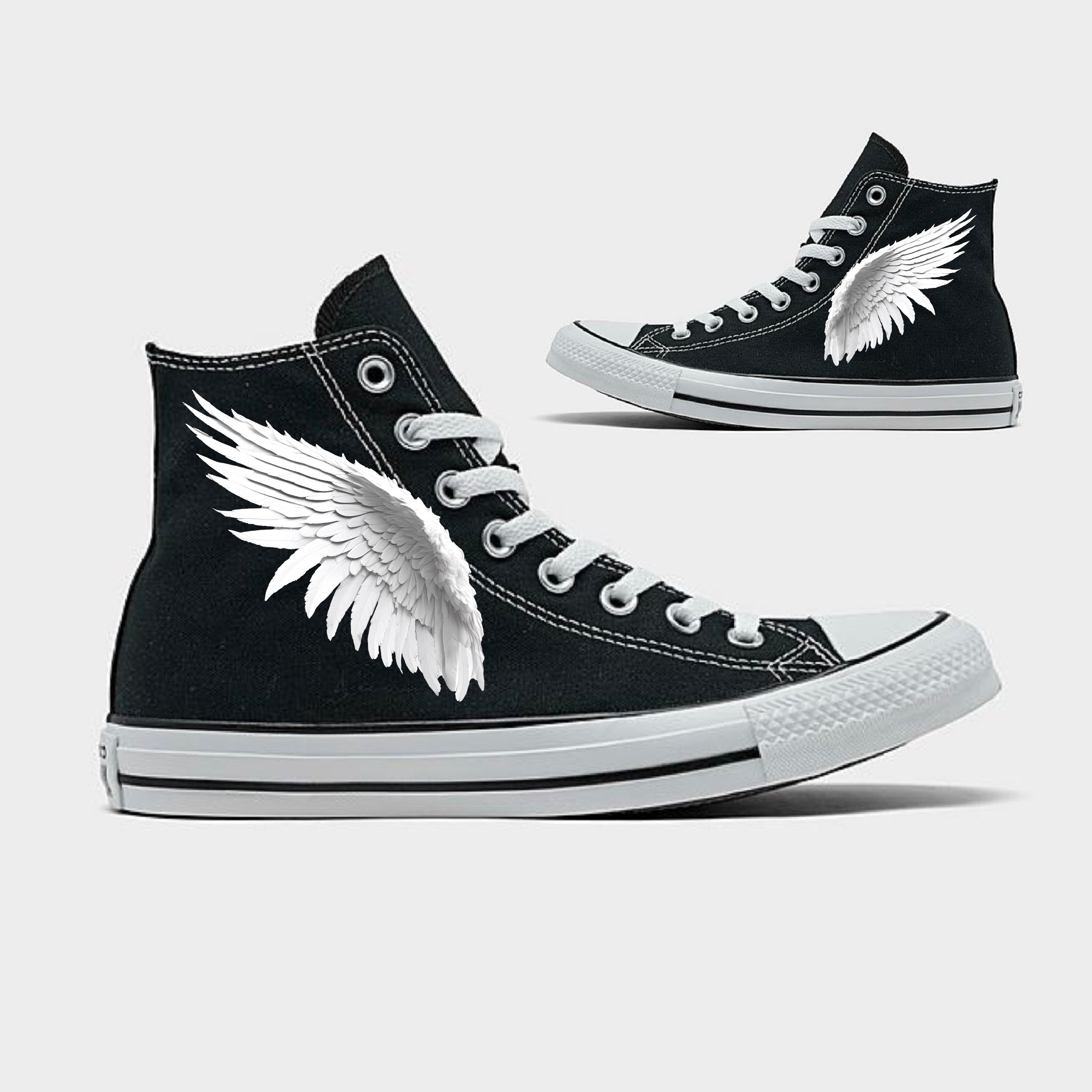 Angel Wings Converse High Top Chuck Taylor for Women and Men Customized Sneakers Etsy UK