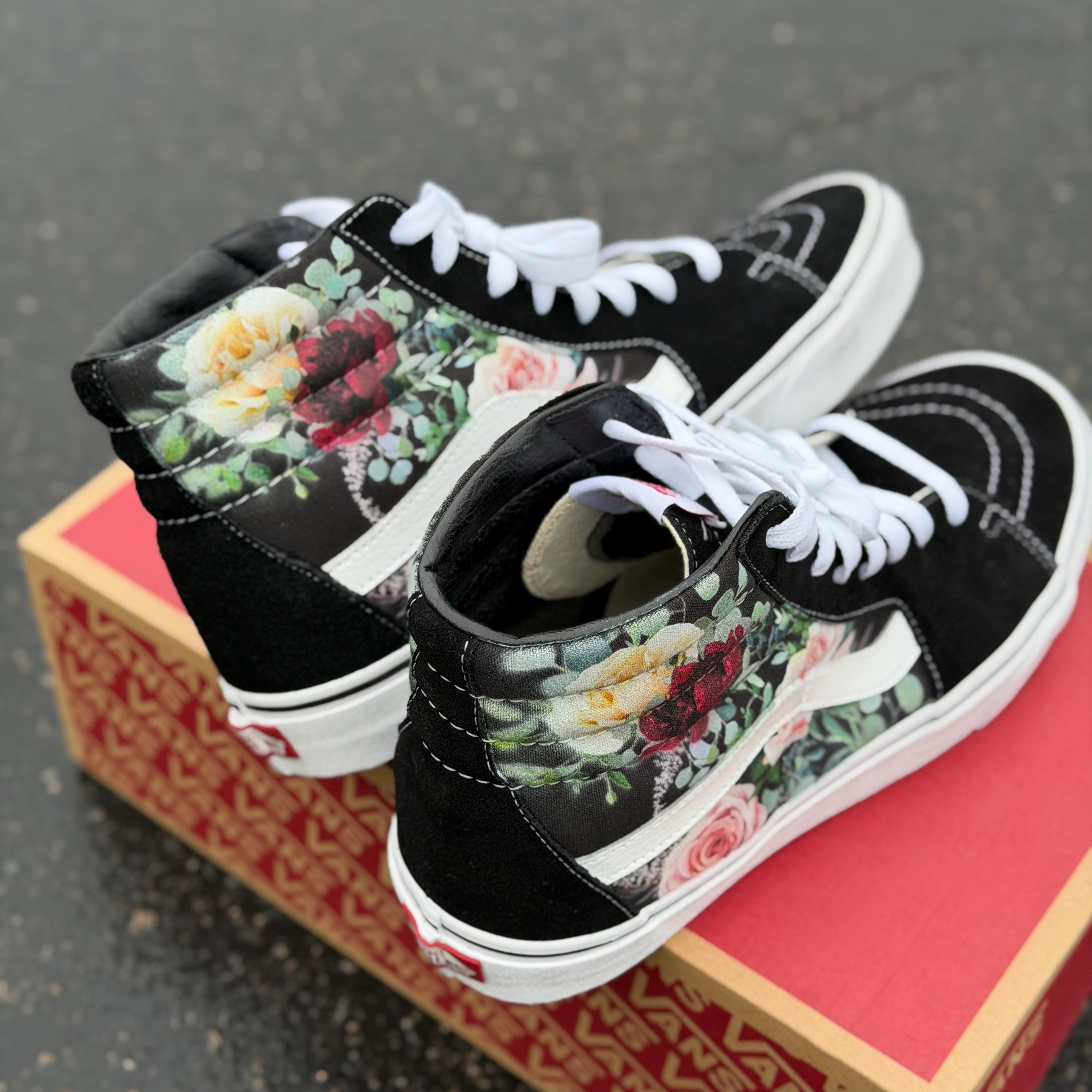 Vans With Roses High Topsnull