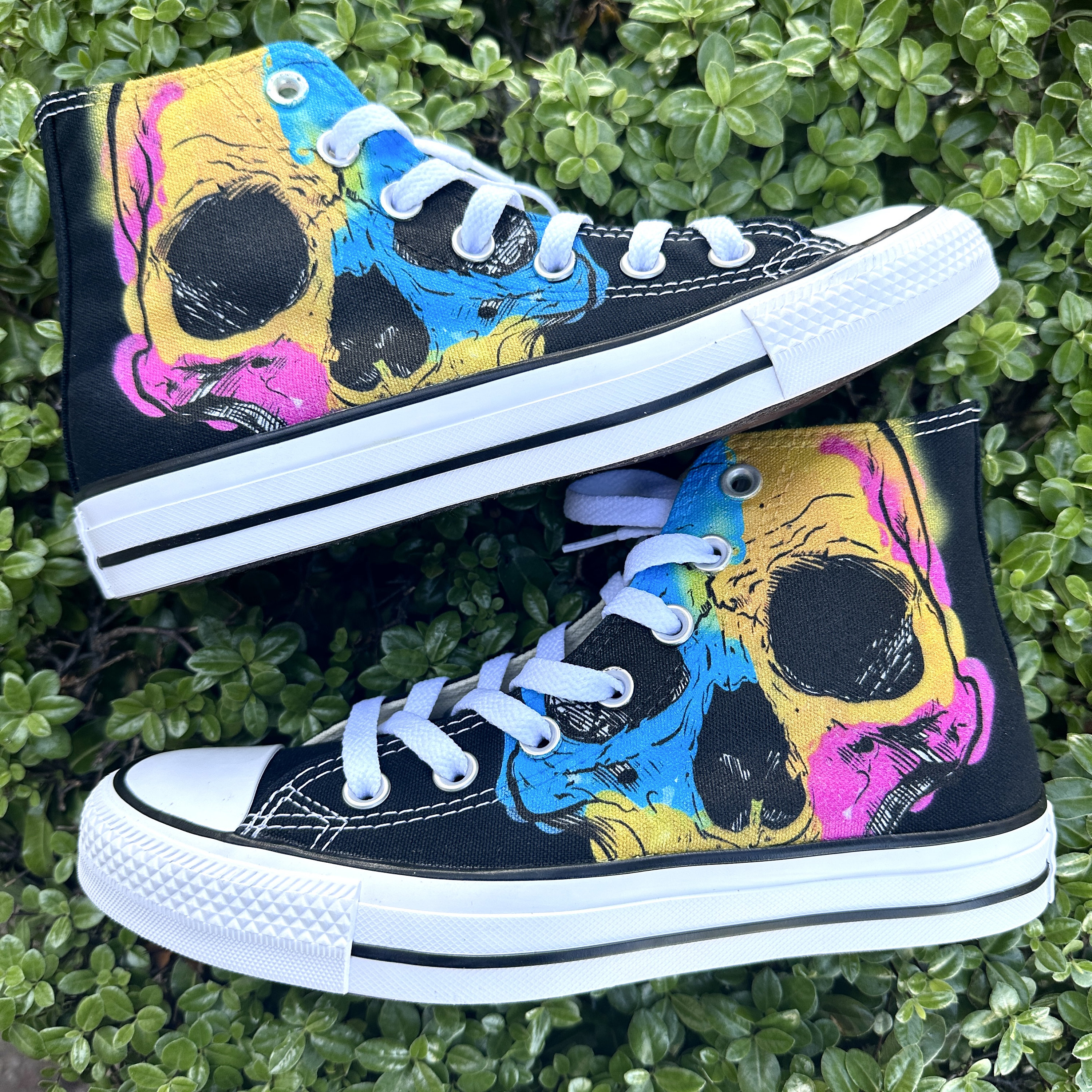 Barbell Converse  Hand Painted Custom Converse – With love, Paint