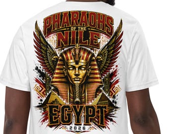 Egypt Football T-Shirt, Pharaohs of the Nile Shirt, Egypt Soccer Fan Tee, Egypt Supporter Shirt, World Cup 2026 Fan Gift