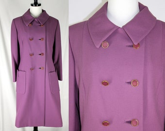Vintage Coat John T. Shayne Benmor Purple Jacket