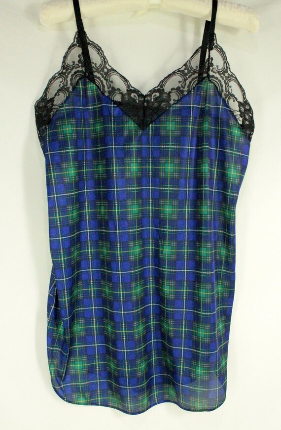 Vintage Undercover Wear Nightgown Polyester Blue … - image 7