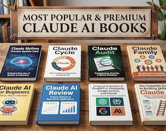 Claude AI Mastery Bundle – 8 eBooks, 500+ Pages (Digital Download)