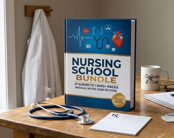 Nursing School Bundle | 5000+ Pages Medical Notes (2026 Edition) (Digital Download)