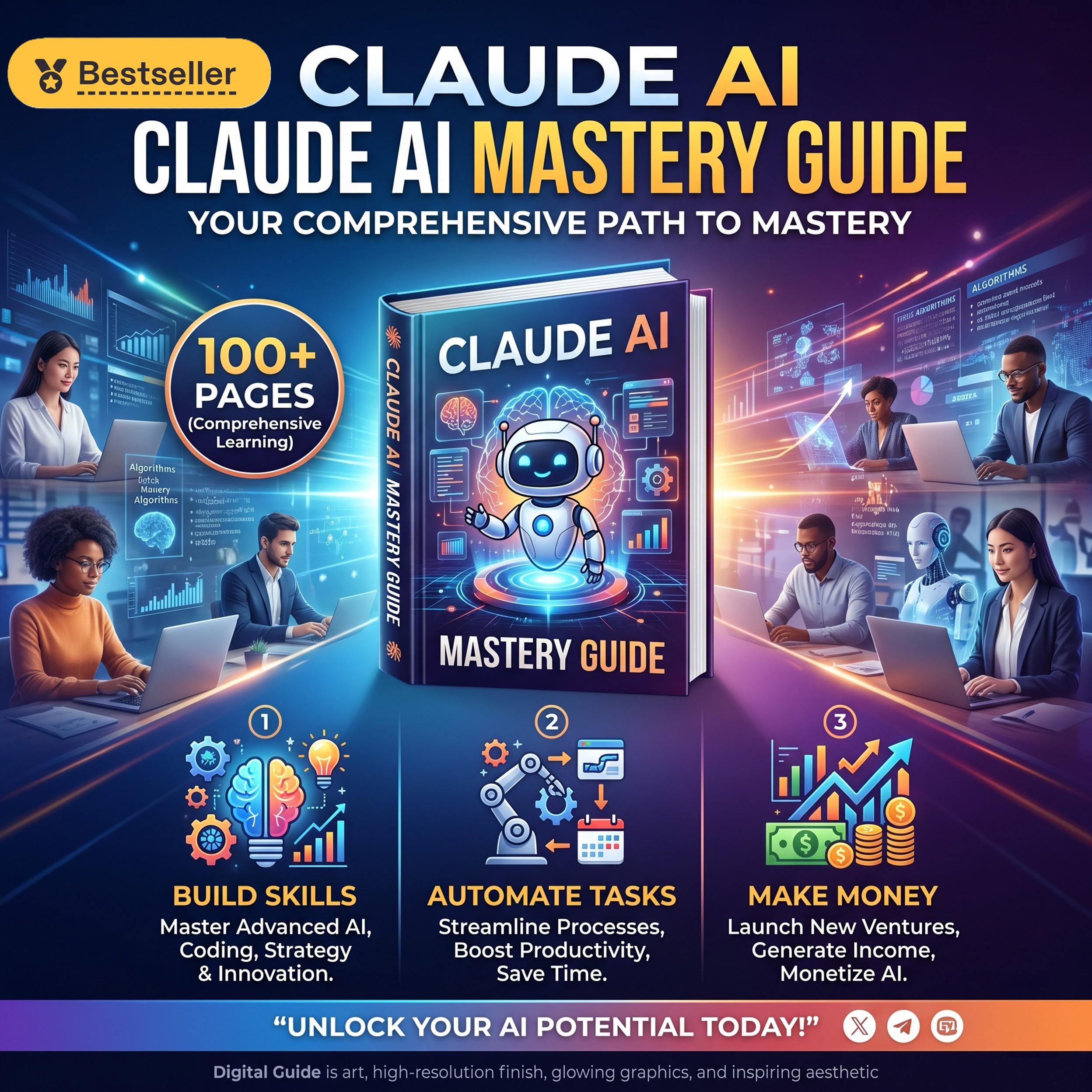 Claude AI Mastery Guide: 100 Pages L Build Skills, Automate Tasks, Make ...