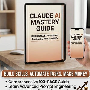 Guida alla padronanza dell'IA di Claude: 100 pagine | Sviluppa competenze, automatizza le attività, guadagna (eBook)