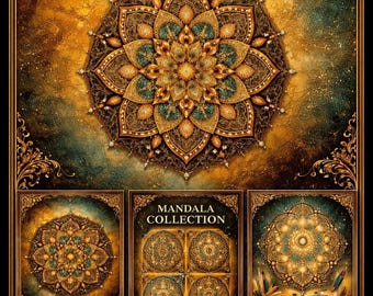 Mandala Art Bundle: Vector Designs, Animals, Clipart (Digital Download)